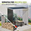 Outdoor Storage Shed, Firewood Rack and Patio Organizer