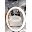 Fauteuil demi-tonneau pivotant en polyester 33 cm de largeur Hughes-22332013