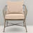 Bohemian Chic 4-Piece Wicker Outdoor Patio Sofa Seating Group With Wood Tabletop