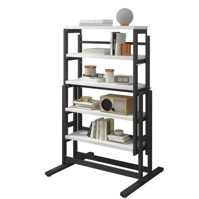 Solid Wood Multifunctional Convertible Table Shelf, Home Appeal, White Dining & Harmony,