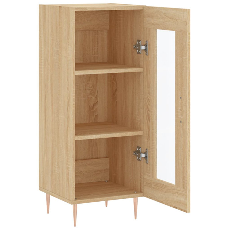 Minonk Display Cabinet, Sonoma Oak