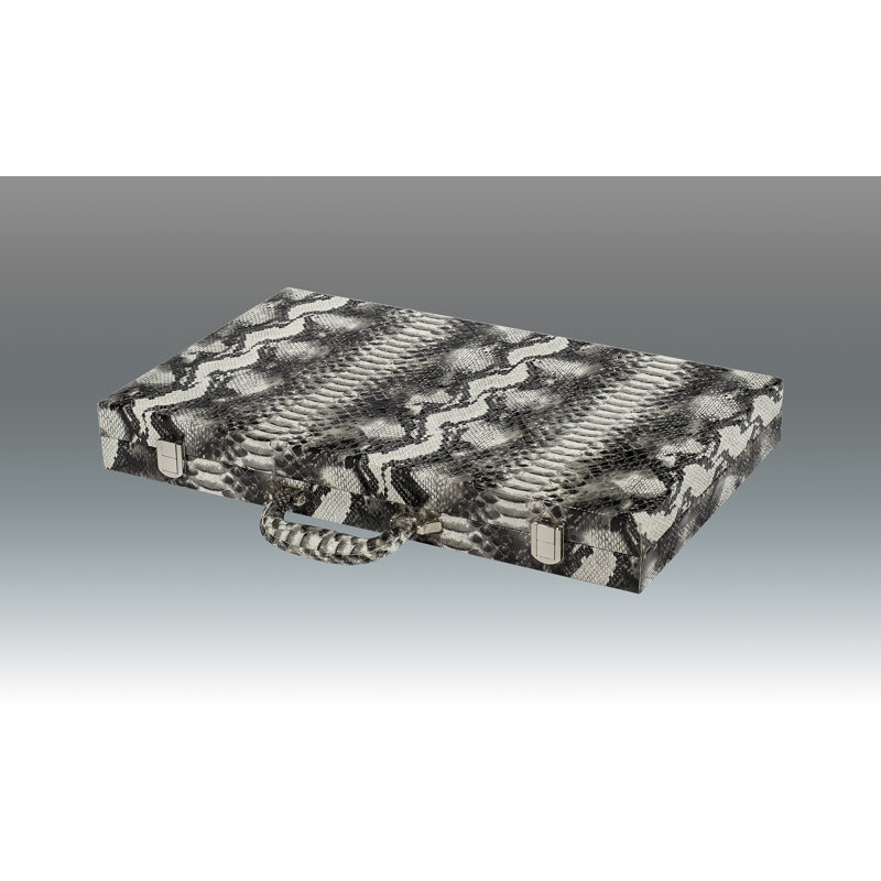 Gray Backgammon Board Game
