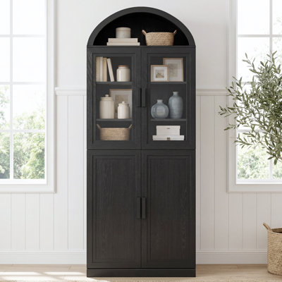 Stow 67" H Tall Kitchen Storage Pantry Cabinet With 4 Doors