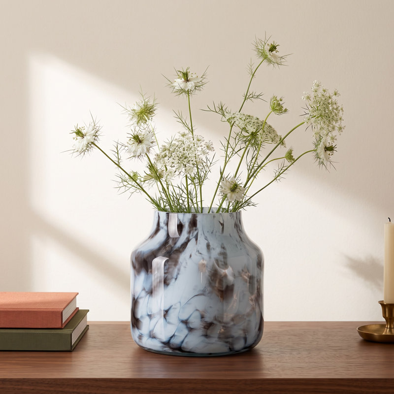 Pantea Smooth Glass Lantern Vase