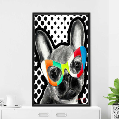 Bouledogue français (vertical) par By Jodi - impression