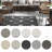 Venice 10" x 10" Patterned Porcelain Floor and Wall Tile-104347584