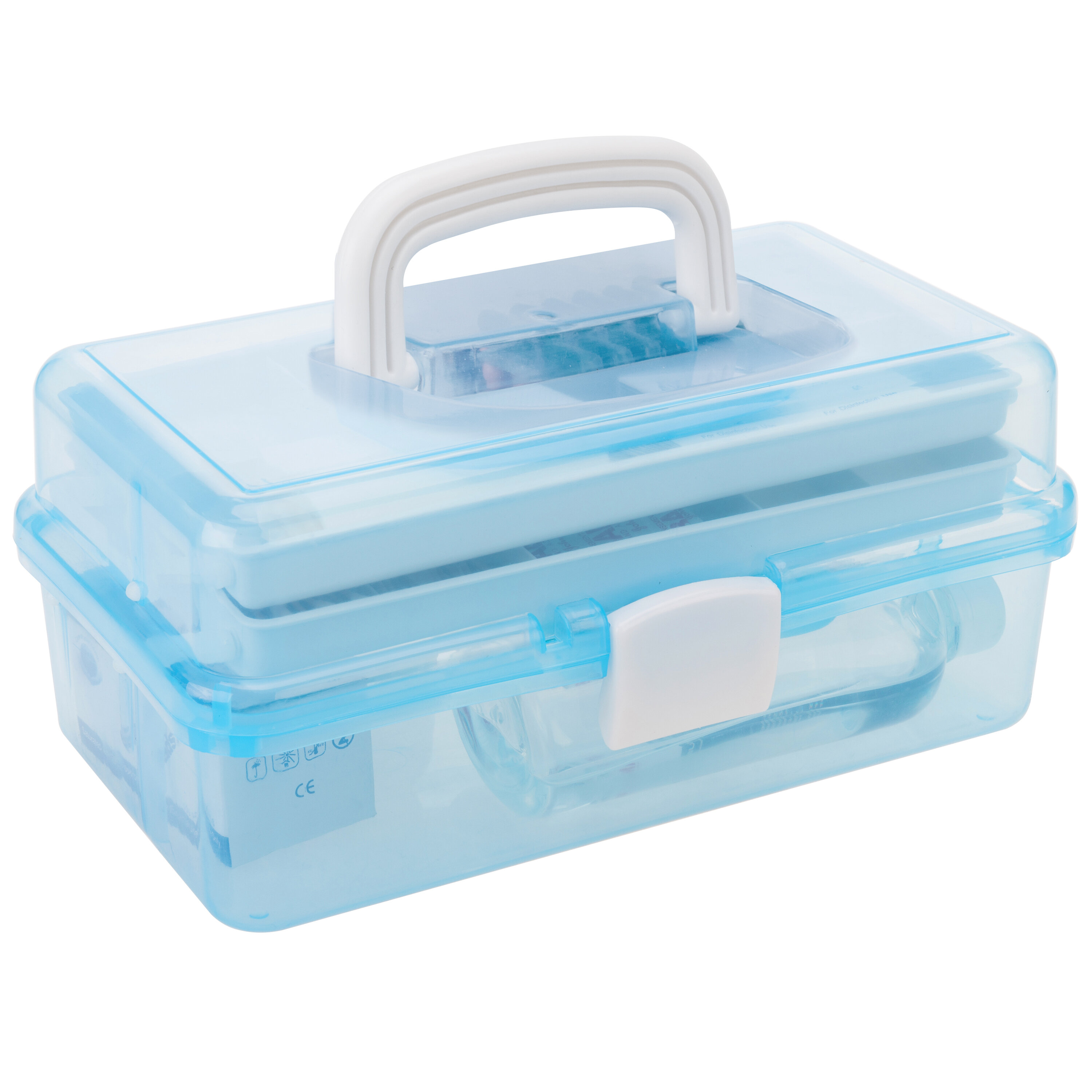 MyGift 2-Tier Plastic Multipurpose Expandable Storage Box