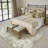 Ladonya Versatile Elegance Machine Washable Area in Beige-112423177