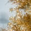 CHAMPAGNE TWISTED TINSEL - 7.5ft Christmas Tree with 8 Function Lights