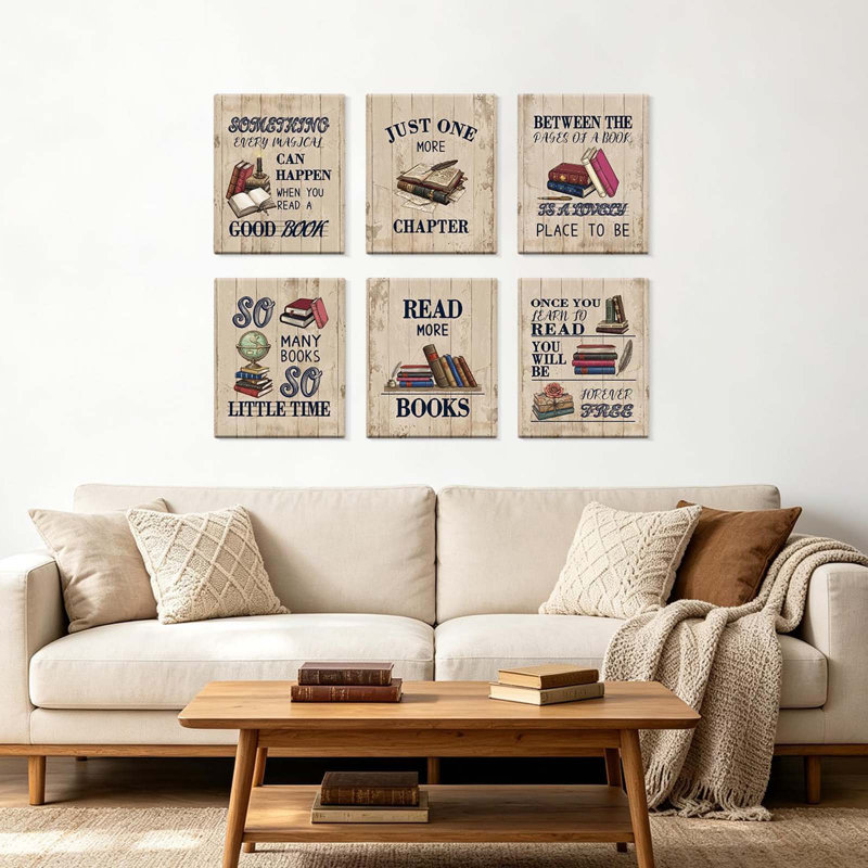6 Piece Wrapped Canvas Print