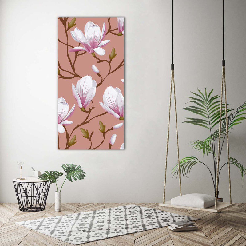 Magnolia - Wrapped Canvas Print, 140cm H x 70cm W