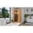 DreamLine Everyday Spa 1 Person Capacity 36 x 36 Indoor Sauna, Hemlock