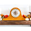 Tambour Solid Wood Mechanical Clock-1577330787