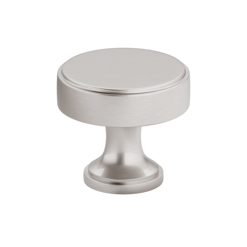 Poignée champignon 1 9/16 po de diamètre, Nickel brossé