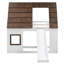 Helmi Kids Twin Bunk Bed with Slide
