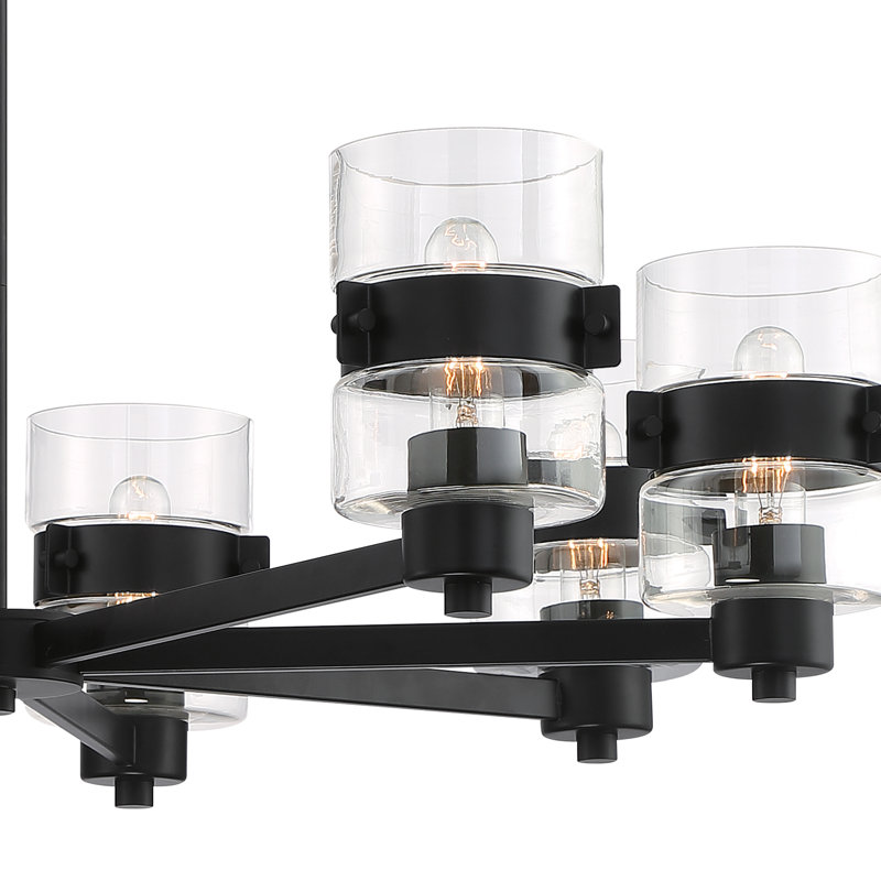 Lustre cylindrique Spoutnik à 8 lumières Mccurley