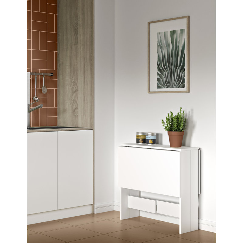 Haddonfield Extendable Dining Table, White, White