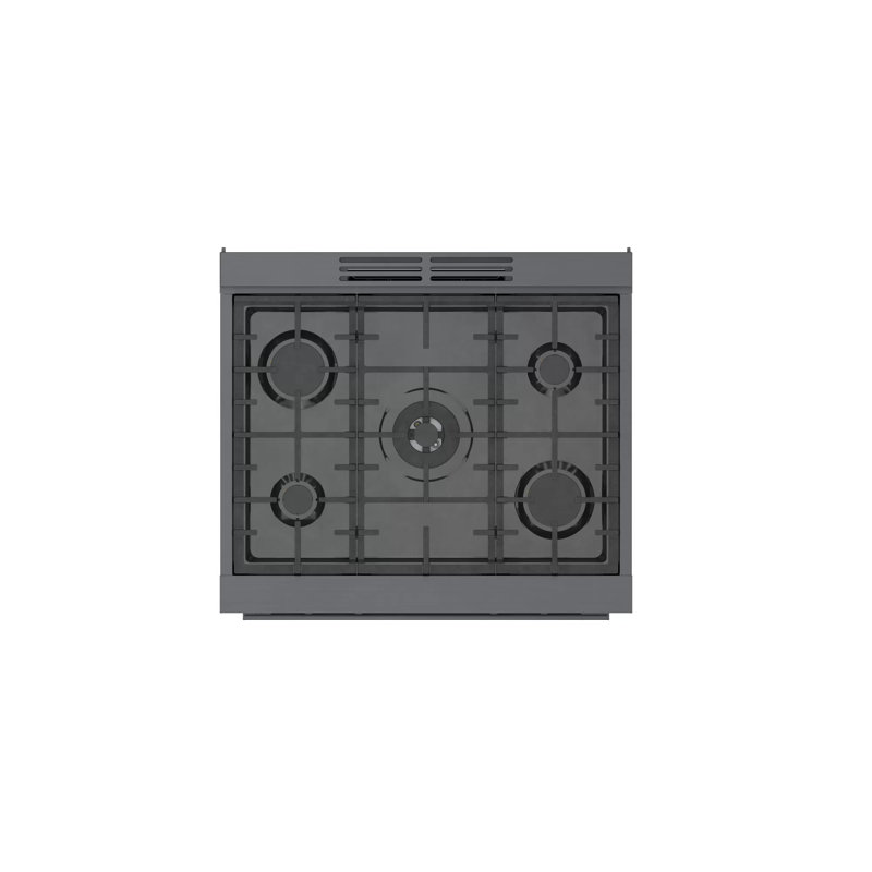 800 Series 30" 3.7 cu. ft. Freestanding Gas Range, Black