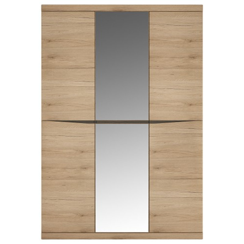Laverta 3 Door Solid Wood Wardrobe