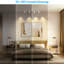 Projecteur de plafond à DEL réglable à 4 têtes de plafond à intensité variable, 5 températures de couleur sélectionnables-105623029