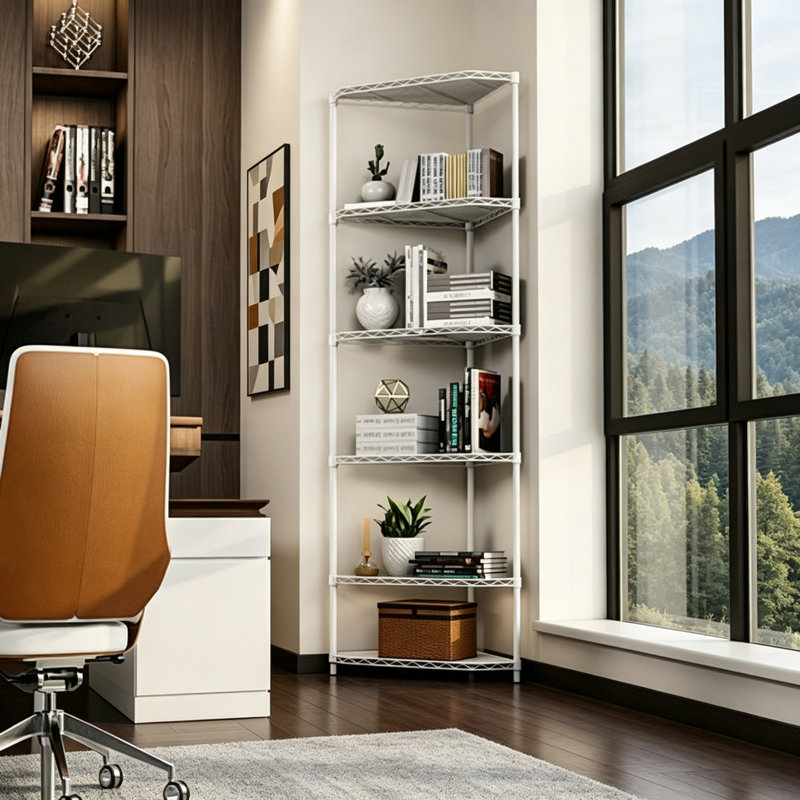 6 Tier Shelf, White