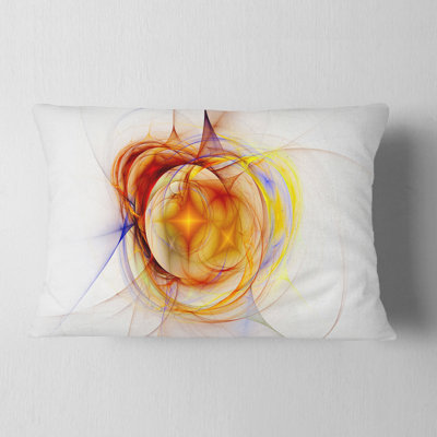 Coussin lombaire abstrait Supernova
