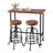 Joanah Pine Solid Wood Top Four Leg Dining Set-1112543729