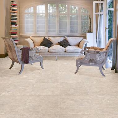 Ivy Hill Tile Duren Riverstone Sand 28mil x 18 in. W x 36 in. L Glue Down Waterproof Luxury Vinyl Plank Flooring (36 sqft/case)