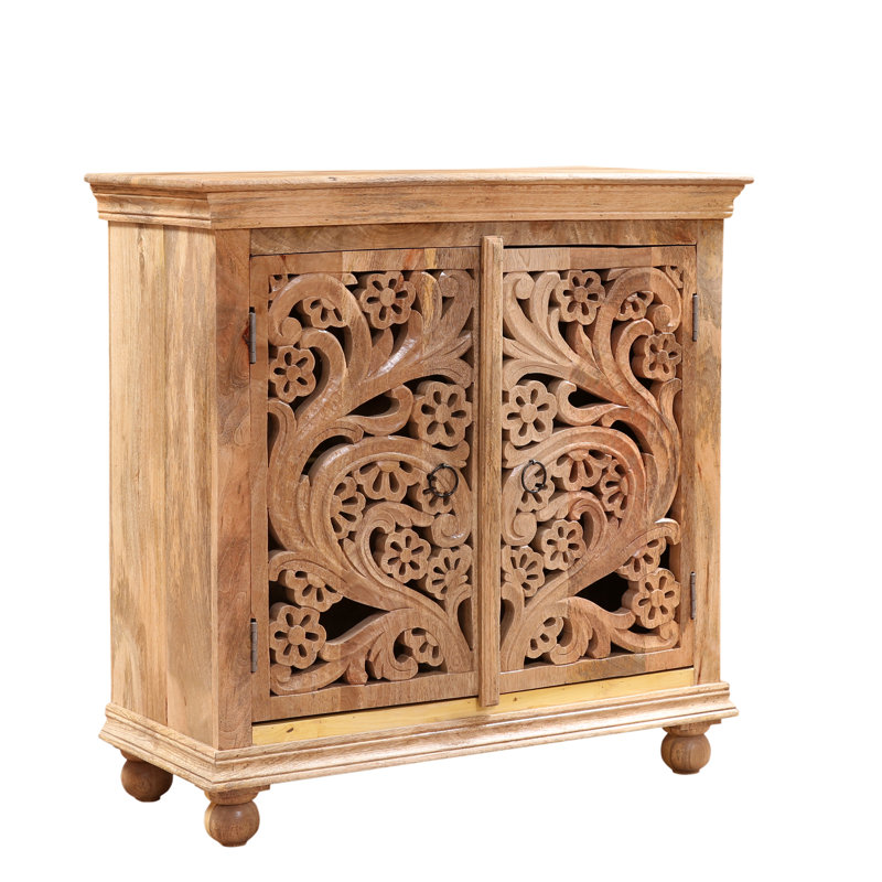 Alizander 90cm Solid Wood Sideboard