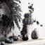 Mini Black Weathered Harvest Halloween Mini Pumpkin Set Of 7