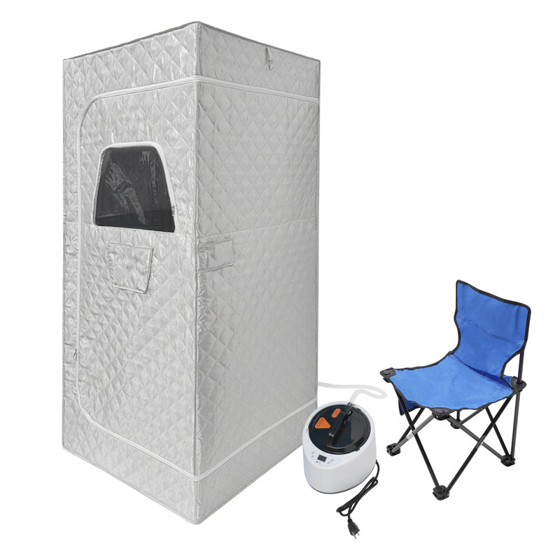 Boîte à sauna portative pour 1 personne avec télécommande