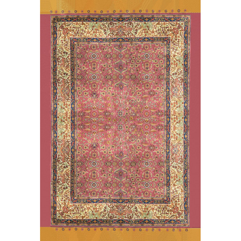 Premium Hall Carpet (3.3 x 6.6 ft), 100% Polyester, 0.3 in Pile Height | Antibacterial, Non-Slip PVC Dot Underside, 650 g/m² | Durable Woven Design, 3D Digital Printing, Machine Washable, Ideal for Home Décor