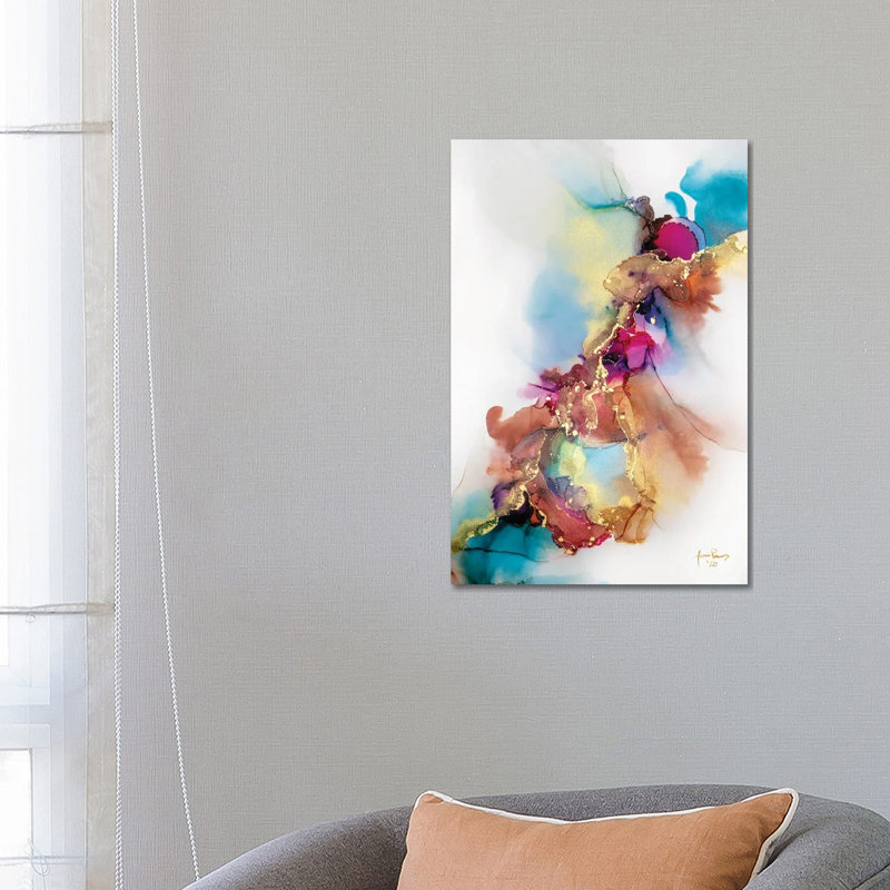 "Mothy to Fire" par Jamie Pomeranz, reproduction d’art, H 26 po x l 18 po x 1,5 po, Toile tendue, Pas de tapis