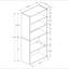 Bibliothèque, bibliothèque, 6 niveaux, H 72 po, bureau, chambre à coucher, stratifié brun, transitionnel-1628094614-1628094613