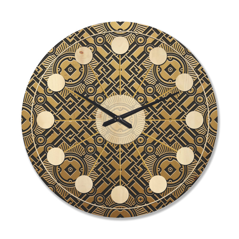 Horloge murale Luxury Geometrics XX, Très grand