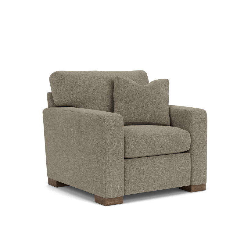 Fauteuil l 37 po, Polyester à 100 % colombe