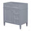 Meuble-lavabo de salle de bain de 30 po sans lavabo supérieur, armoire de rangement moderne avec 2 tiroirs et un tiroir rabattable (BASSIN INCLUS)-1334388427-1334388428