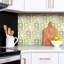 Odele 50x100 cm Pvc Singular Tile in Green