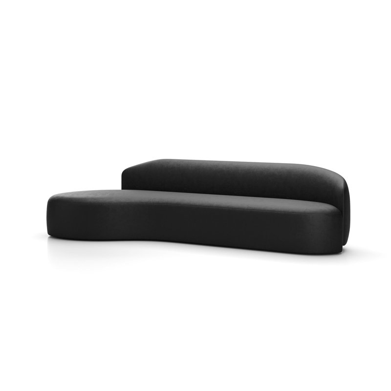 Taylor Sofa Half Back Left / Right, Bellagio 2 Black 7925
