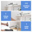 Robinet de cuisine contemporain rétractable avec bec pivotant à 360 ° et 3 modes de jet, finition chromée