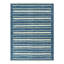 Rug & Kilim’S Contemporary Dhurrie Rug In Blue With White Stripes-309353305