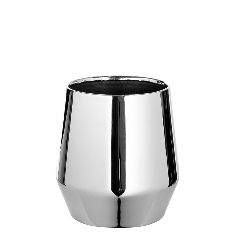 Linea Stainless Steel Table Vase, Silver