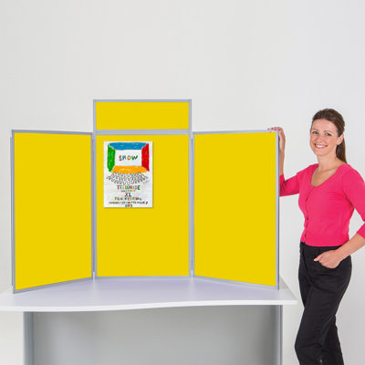 Free-Standing Reversible Bulletin Board 110cm H x 180cm W