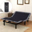 Structure de lit réglable avec matelas en mousse à mémoire de forme-1345751779