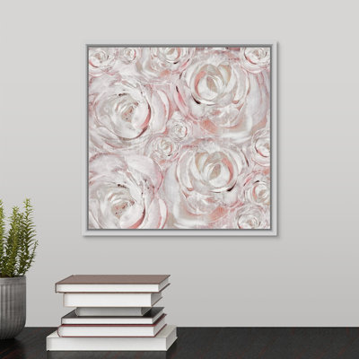 « rosé double iii », peinture sur toile