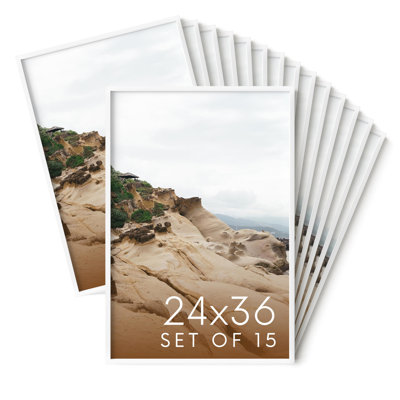 Metal Picture Frames (Set of 15)