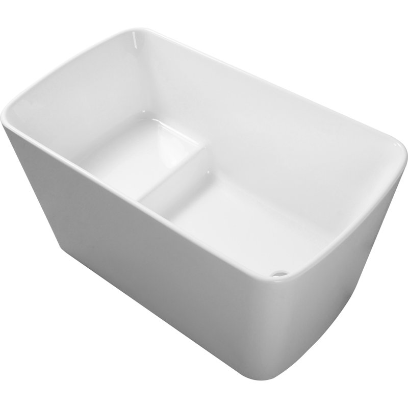 Baignoire de trempage autoportante en acrylique