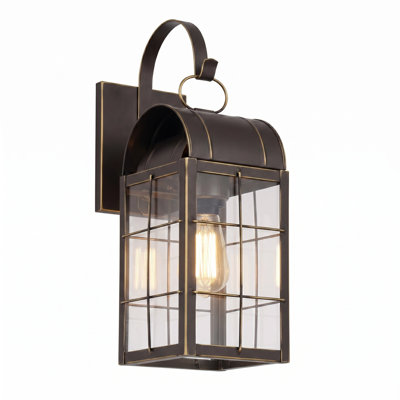 Brass Traditions - Durham - 1 lumière - 15 pouces - Bronze - Laiton massif - Off the Wall - Applique murale