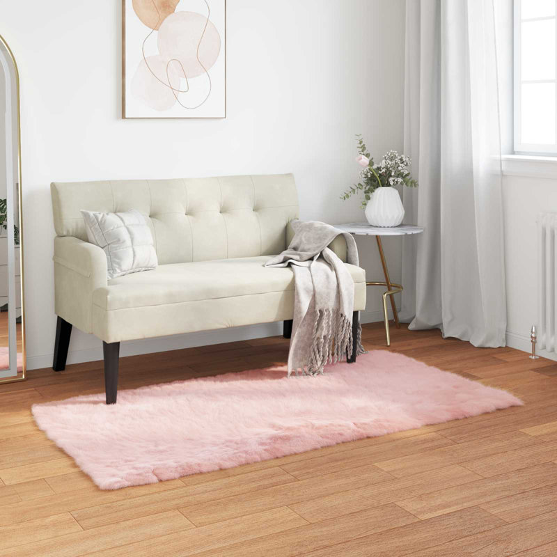 Solid Colour Standard Area Rug, Rectangle 80 x 150cm