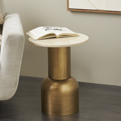 Table d'appoint en métal Yest